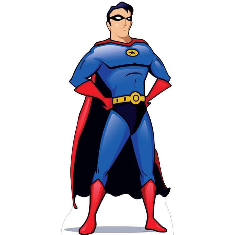 Star Cutouts Superhero Cutout Cardboard Standup Wayfair